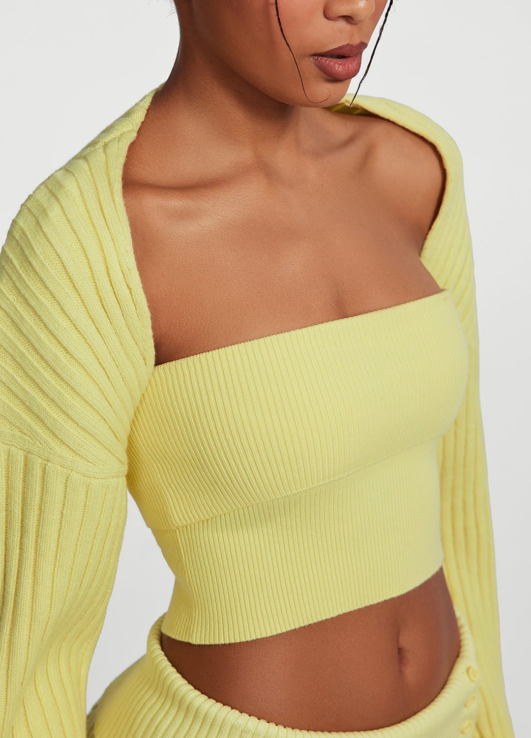 Ribbed Knit Shrug - Image 3