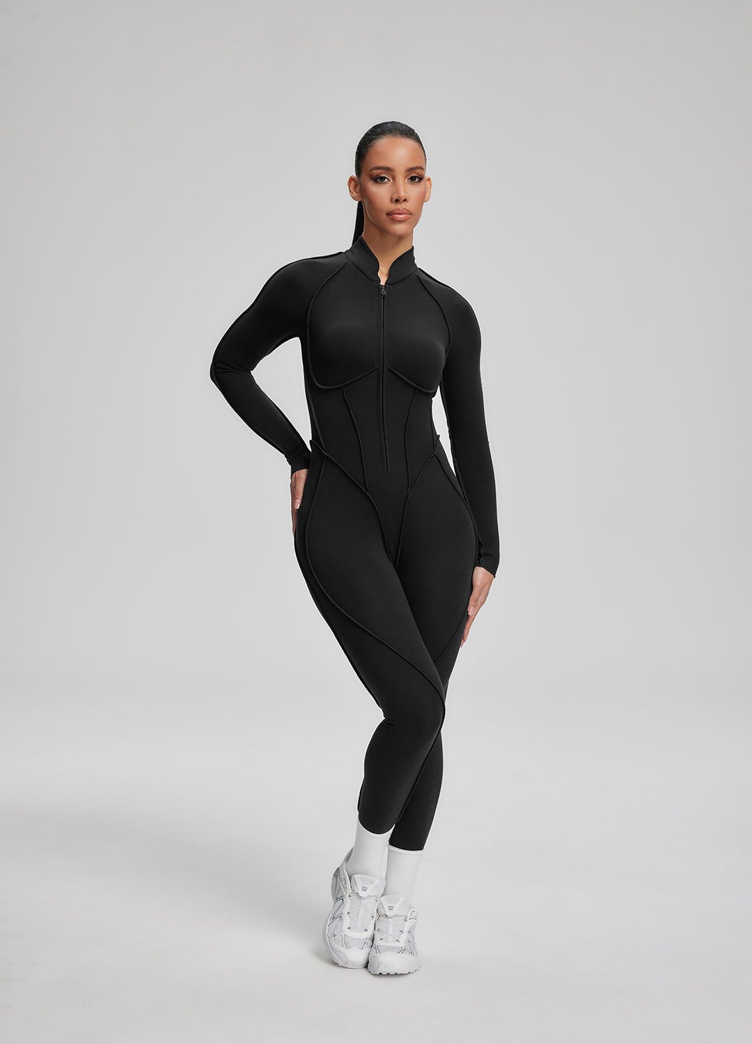 Everyday Cotton Closed-Back Catsuit - Image 6