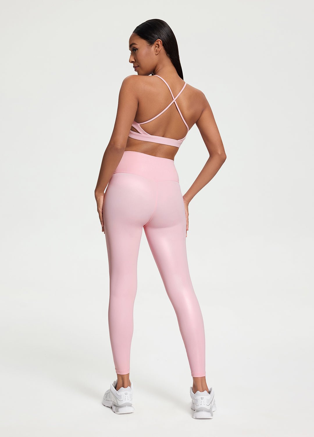 Faux Leather ⅞ Leggings - Image 6