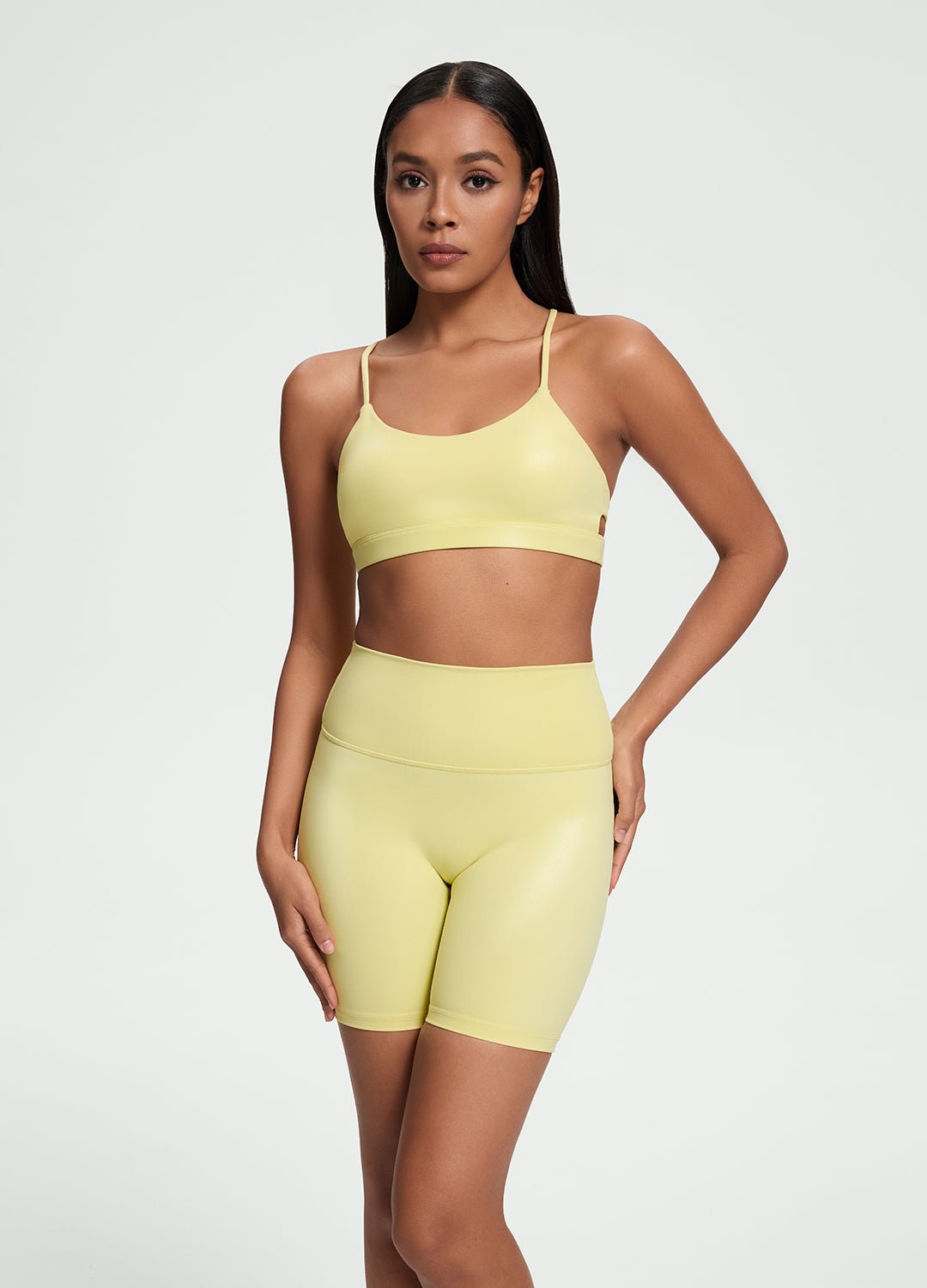 Faux Leather Crossback Top - Image 2