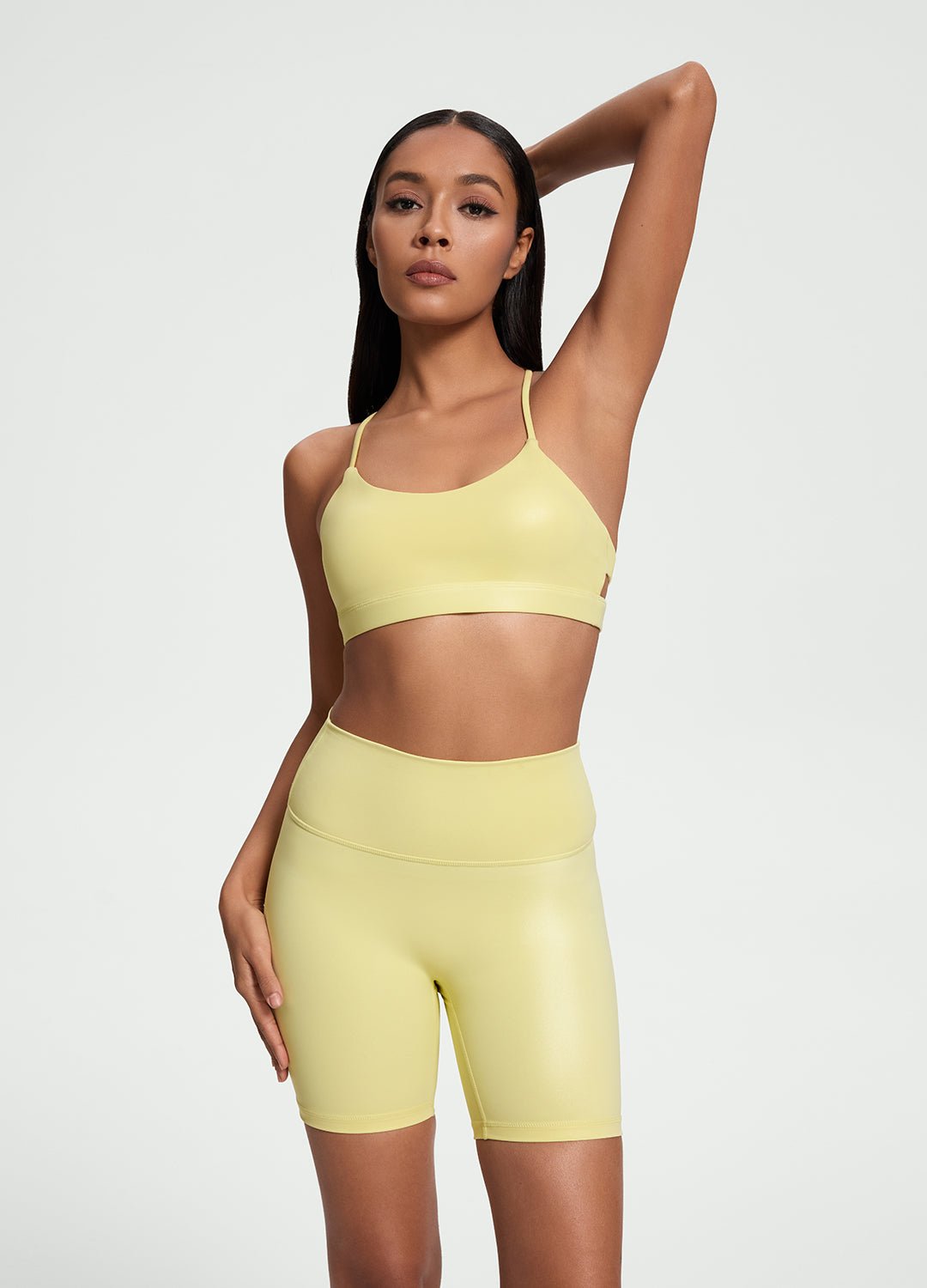 Faux Leather Crossback Top - Image 5