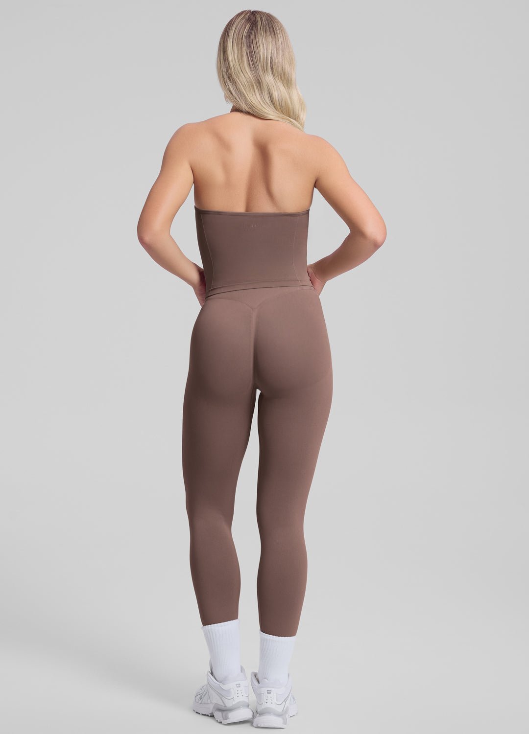 Ultrasculpt High Waisted Butt Lifting Tummy Control Shaping Training Leggings - Image 4