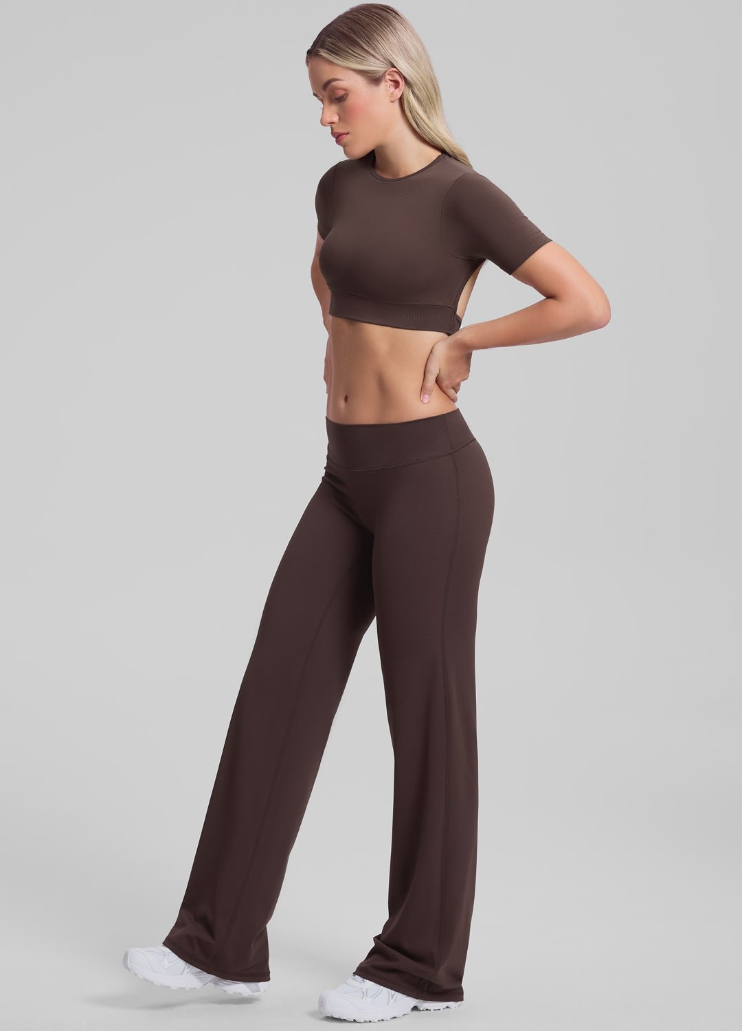Straight Leg Flowy Stretchy Soft Sweat-Wicking Bottoms - Image 6
