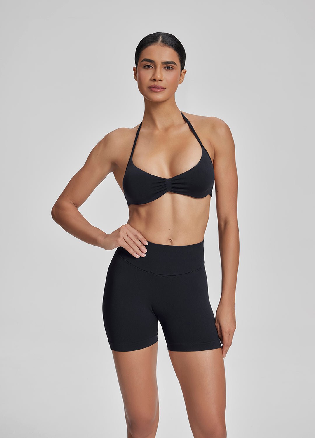 Ultrasculpt High Waisted Butt Lifting Tummy Control Shaping Training Shorts 4.5" - Image 2