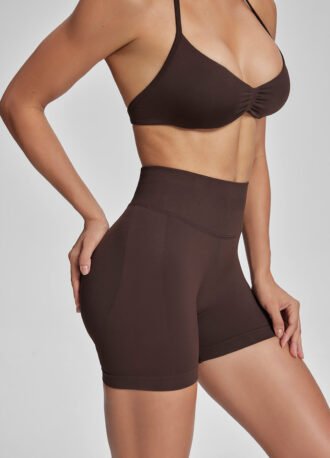 Ultrasculpt High Waisted Butt Lifting Tummy Control Shaping Training Shorts 4.5"