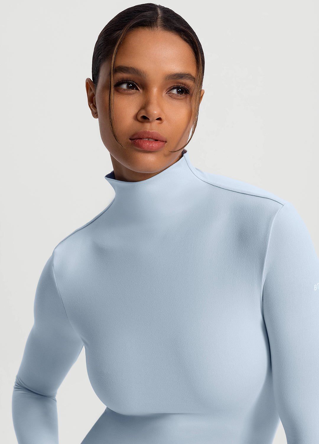 Mock Neck Long Sleeve Top - Image 4