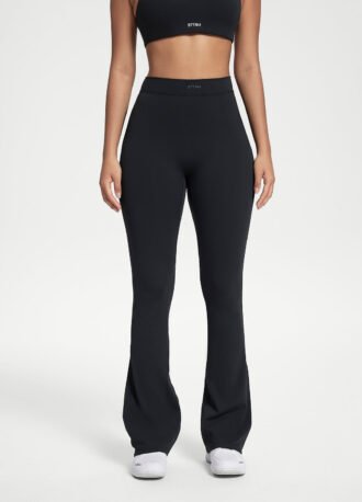 Scrunch Back Flared Leggings