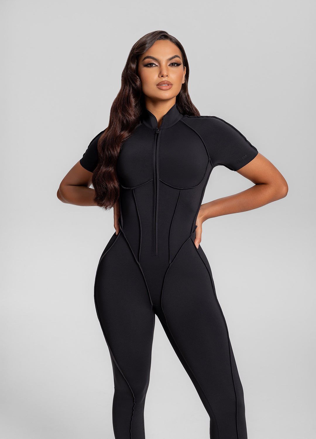Short Sleeve Closed-Back Catsuit - Image 4