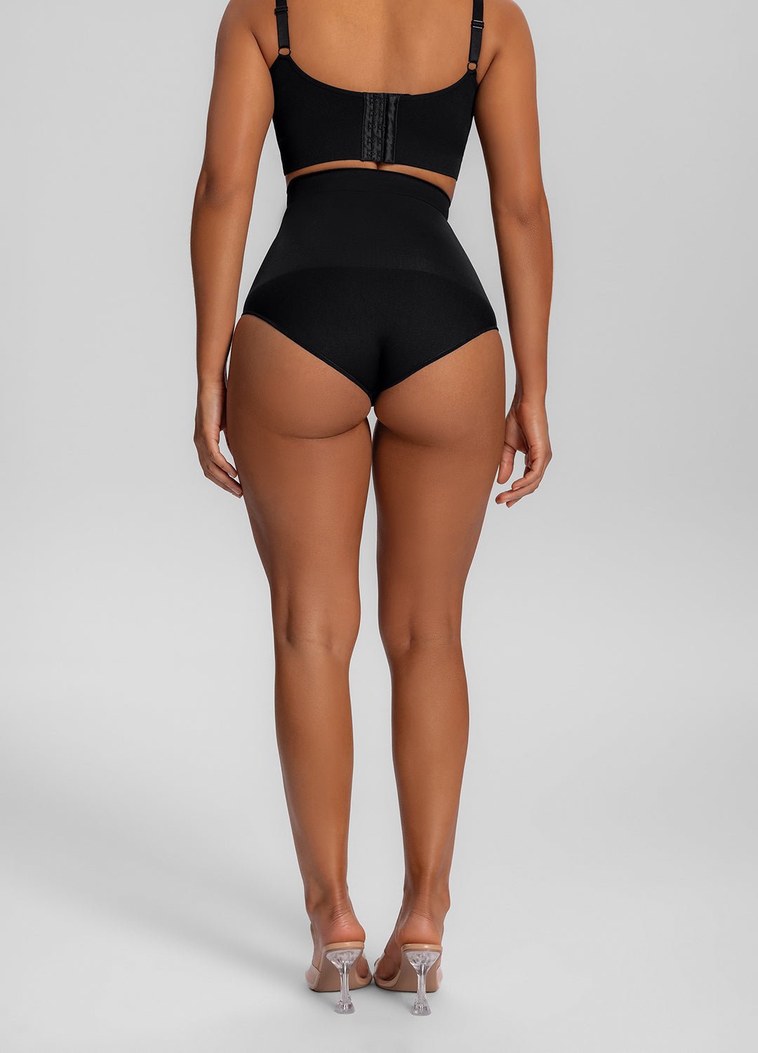 Seamless High-Waisted Tummy-Control Butt-Lifting Sculpting Briefs - Image 3