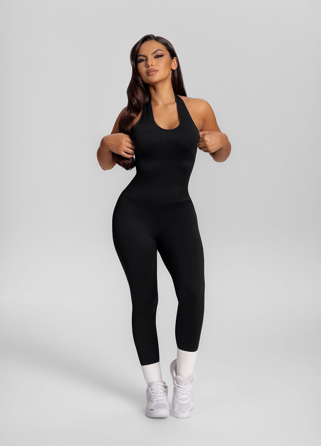 Seamless Halter Tummy-Control Body Shaper Jumpsuit - Image 5