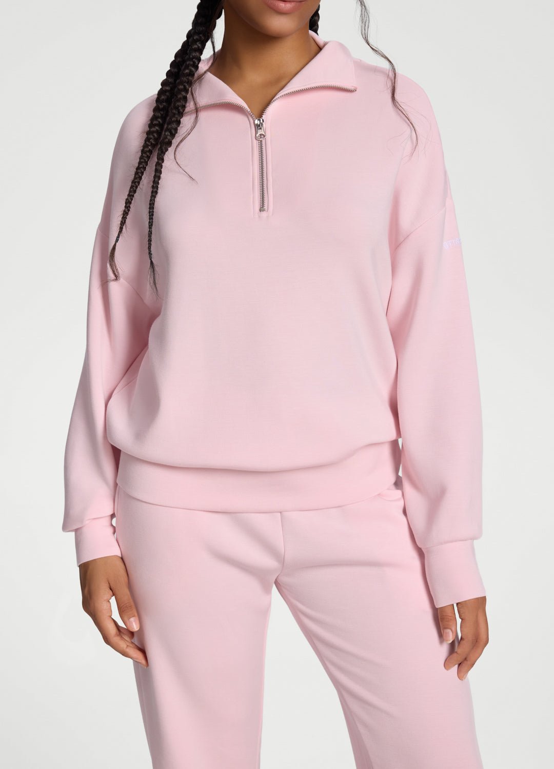 Half-Zip Long Sleeve Sweatshirt - Image 4