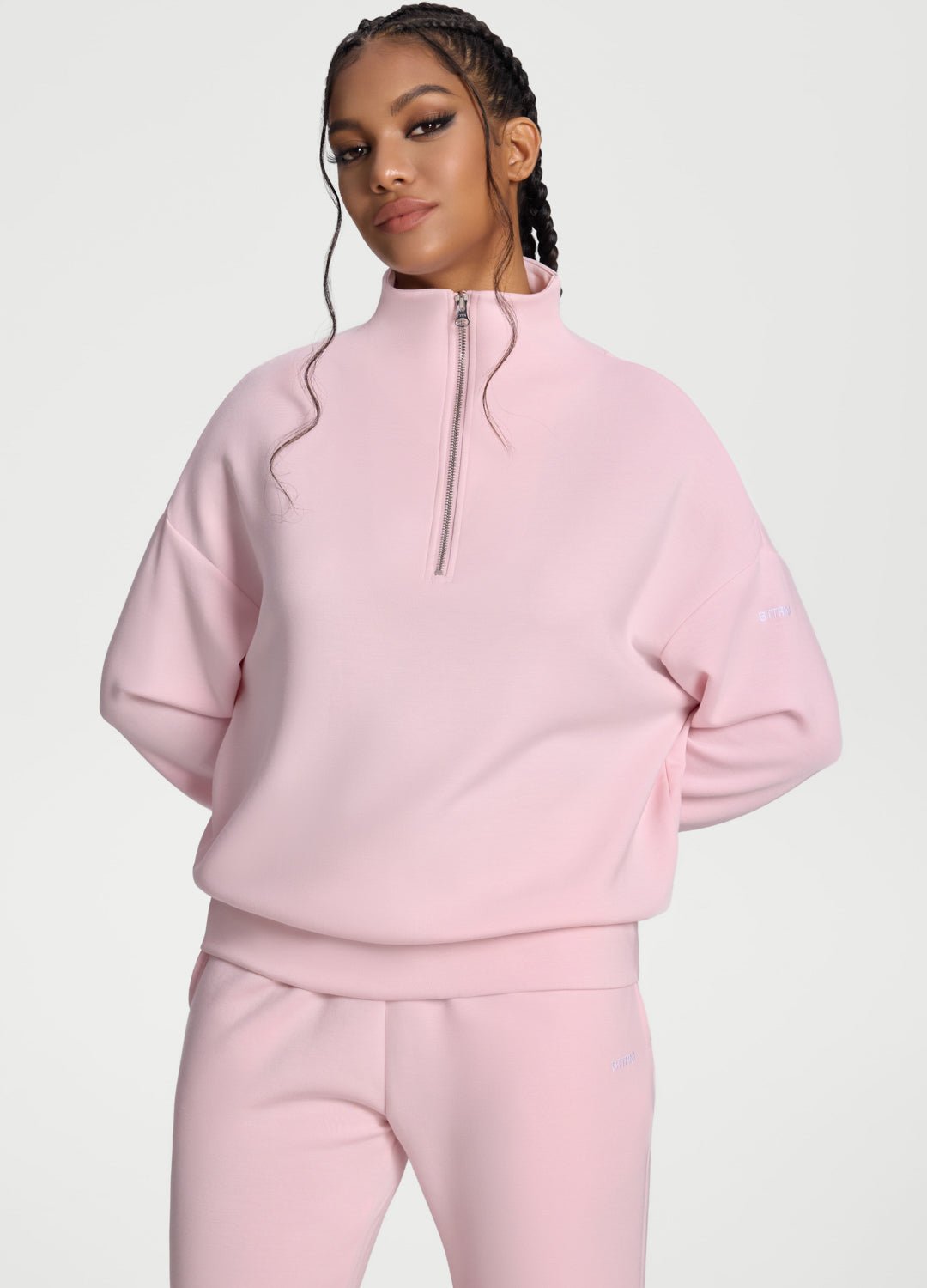 Half-Zip Long Sleeve Sweatshirt - Image 5