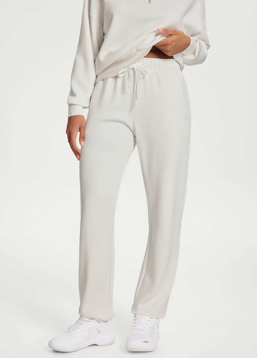 Soft Straight-Leg Sweatpants