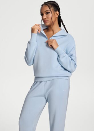 Half-Zip Long Sleeve Sweatshirt