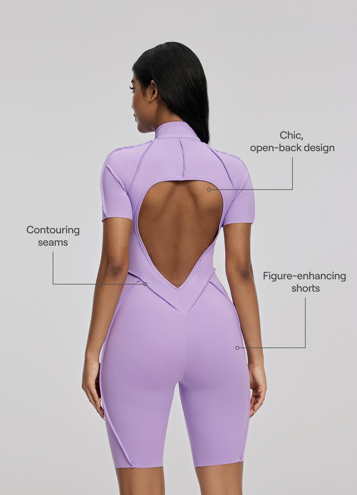 Sleek Shorts Catsuit - Image 2