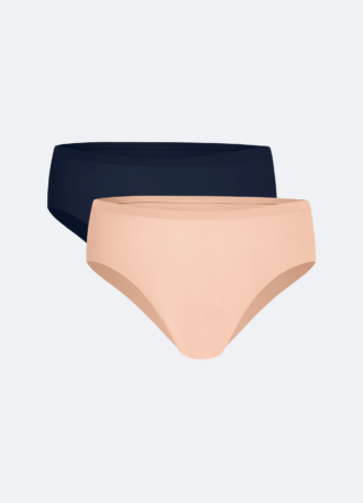 Seamless Mid-Rise Bikini 2-Pack