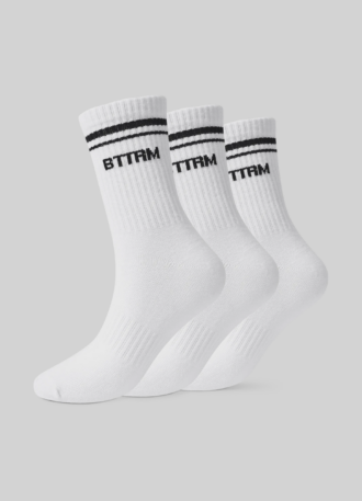 Unisex Half-Crew Socks 3-Pack